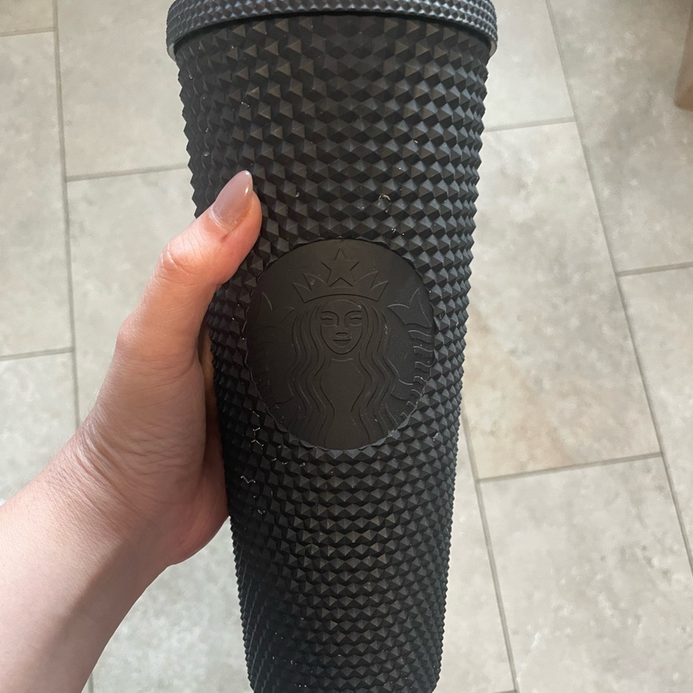 Starbucks Matte Black Studded Tumbler